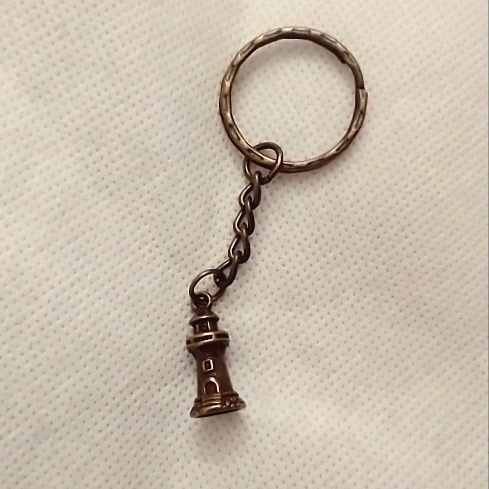 🧁 3/$30 Tiny Lighthouse Keychain NEW